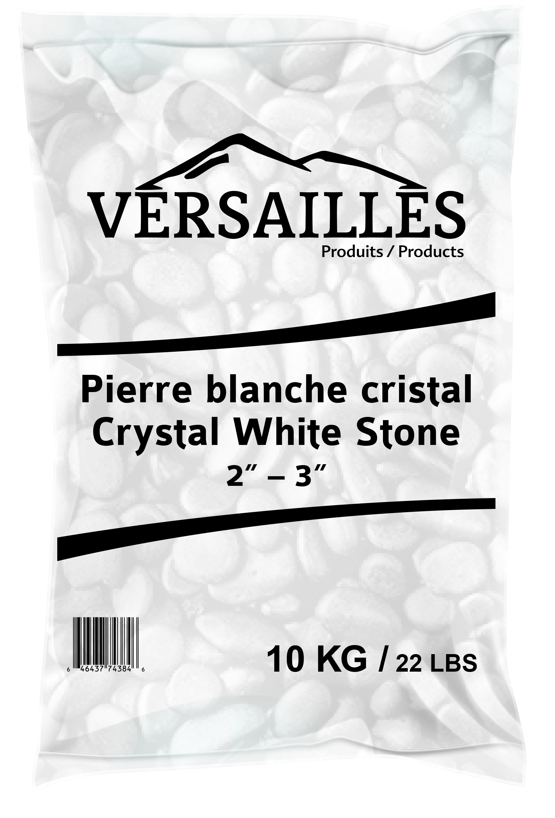 Pierre Blanche Crystal - Produits Versailles - Pierre décorative et  produits de jardinage